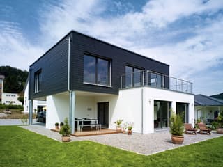 Fertighaus Kundenhaus 5 - Individuelle Planung von WeberHaus, Cubushaus Außenansicht 1