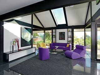 Fertighaus Kundenhaus Bad Laasphe von DAVINCI HAUS, Fachwerk Innenansicht 1