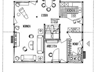 Fertighaus Kundenhaus Boers von DAVINCI HAUS, Fachwerk Grundriss 2