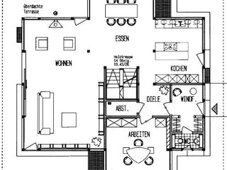 Fertighaus Kundenhaus Dr. Busch von DAVINCI HAUS, Fachwerk Grundriss 2