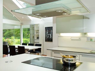 Fertighaus Kundenhaus Dr. Busch von DAVINCI HAUS, Fachwerk Innenansicht 4