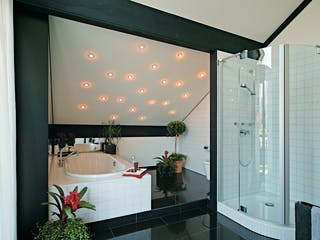 Fertighaus Kundenhaus Dr. Rymaczek von DAVINCI HAUS, Fachwerk Innenansicht 4