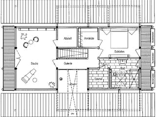 Fertighaus Kundenhaus Eschenbach von DAVINCI HAUS, Fachwerk Grundriss 1