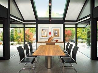 Fertighaus Kundenhaus Gallinski von DAVINCI HAUS, Fachwerk Innenansicht 2