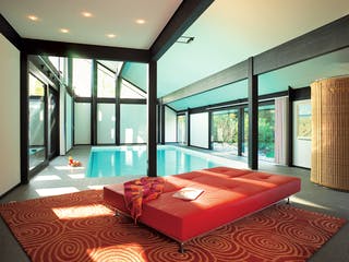 Fertighaus Kundenhaus Gallinski von DAVINCI HAUS, Fachwerk Innenansicht 4