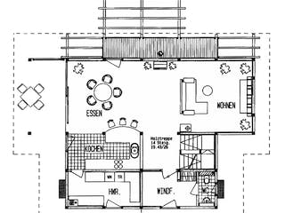Fertighaus Kundenhaus Garbers von DAVINCI HAUS, Fachwerk Grundriss 3