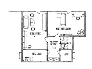 Fertighaus Kundenhaus Garbers von DAVINCI HAUS, Fachwerk Grundriss 1