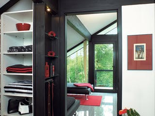 Fertighaus Kundenhaus Garbers von DAVINCI HAUS, Fachwerk Innenansicht 5