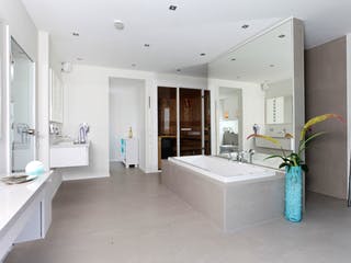 Fertighaus Kundenhaus Gräfenstein von DAVINCI HAUS, Fachwerk Innenansicht 3