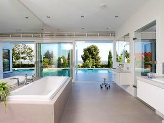 Fertighaus Kundenhaus Gräfenstein von DAVINCI HAUS, Fachwerk Innenansicht 4