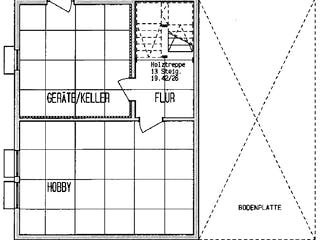 Fertighaus Kundenhaus Hagenbuch von DAVINCI HAUS, Fachwerk Grundriss 2