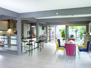 Fertighaus Kundenhaus Henkel von DAVINCI HAUS, Fachwerk Innenansicht 2
