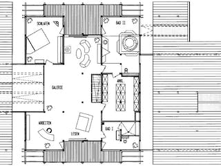 Fertighaus Kundenhaus Kleymann-Lopez von DAVINCI HAUS, Fachwerk Grundriss 2