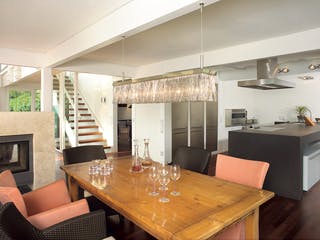 Fertighaus Kundenhaus Lehnert von DAVINCI HAUS, Fachwerk Innenansicht 2