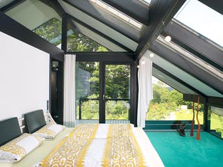 Fertighaus Kundenhaus Müller von DAVINCI HAUS, Fachwerk Innenansicht 3