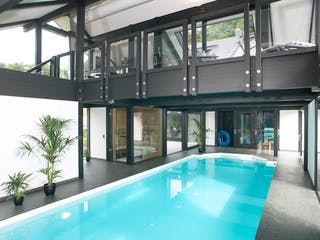 Fertighaus Kundenhaus Müller von DAVINCI HAUS, Fachwerk Innenansicht 5