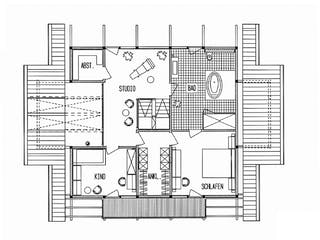 Fertighaus Kundenhaus Ramm von DAVINCI HAUS, Fachwerk Grundriss 1