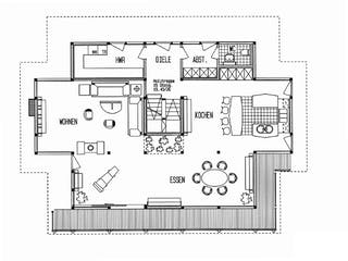 Fertighaus Kundenhaus Ramm von DAVINCI HAUS, Fachwerk Grundriss 2