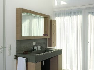 Fertighaus Kundenhaus Ramm von DAVINCI HAUS, Fachwerk Innenansicht 4