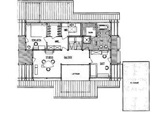 Fertighaus Kundenhaus Riethmüller von DAVINCI HAUS, Fachwerk Grundriss 1