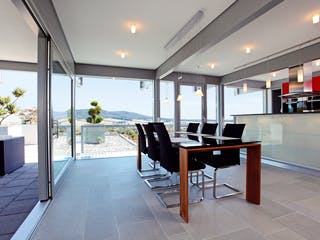 Fertighaus Kundenhaus Rosenberg von DAVINCI HAUS, Fachwerk Innenansicht 2