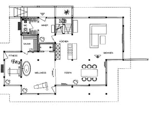 Fertighaus Kundenhaus Stettner von DAVINCI HAUS, Fachwerk Grundriss 2