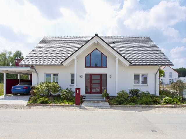 Fertighaus Brilo von Fingerhut Haus Schlüsselfertig ab 625471€, Satteldach-Klassiker Außenansicht 2