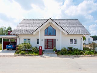 Fertighaus Brilo von Fingerhut Haus Schlüsselfertig ab 625471€, Satteldach-Klassiker Außenansicht 2