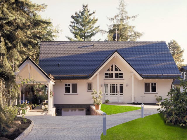 Fertighaus Mondo von Fingerhut Haus Schlüsselfertig ab 637631€, Satteldach-Klassiker Außenansicht 3