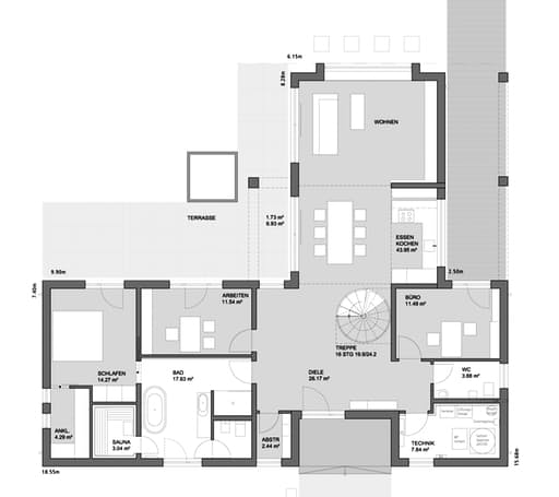 L³ Musterhaus Nürnberg Floorplan 1