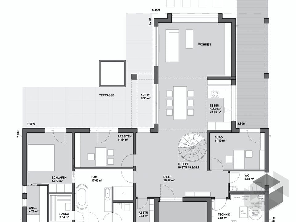 L³ - MH Nürnberg von LUXHAUS Grundriss