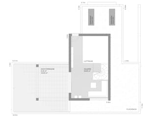 Fertighaus Musterhaus Nürnberg von LUXHAUS, Cubushaus Grundriss 2
