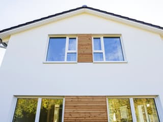 Fertighaus Musterhaus LaRocca von FischerHaus Schlüsselfertig ab 571044€, Satteldach-Klassiker Außenansicht 3