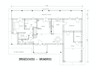 Fertighaus Lärchenstein von TIROLIA Ausbauhaus ab 230900€, Blockhaus Grundriss 1