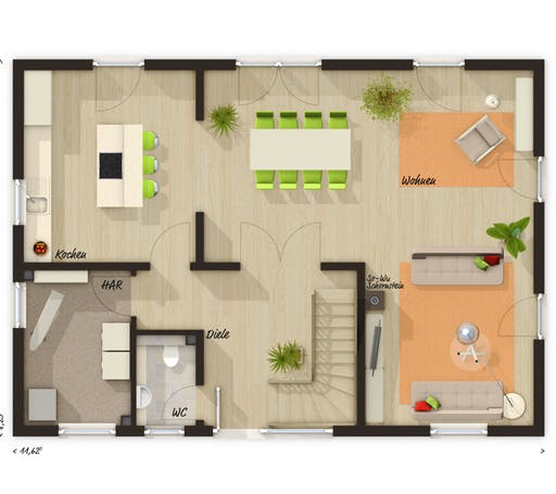 Landhaus 142 Modern Floorplan 1