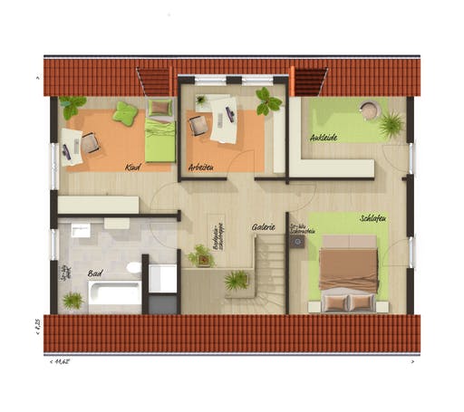 Landhaus 142 Süd Trend Floorplan 2