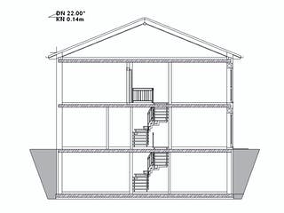 Fertighaus Haus 095 - Var. 018 von Langstein Immobilien Ausbauhaus ab 162419€, Stadtvilla Grundriss 3