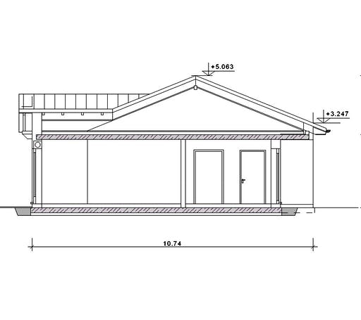 Fertighaus Haus 111 - Var. 015 von Langstein Immobilien Ausbauhaus ab 151713€, Bungalow Grundriss 2