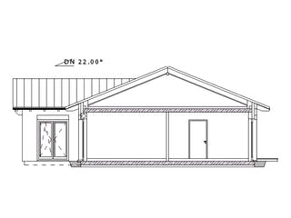 Fertighaus Haus 114 - Var. 006 von Langstein Immobilien Ausbauhaus ab 162743€, Bungalow Grundriss 2