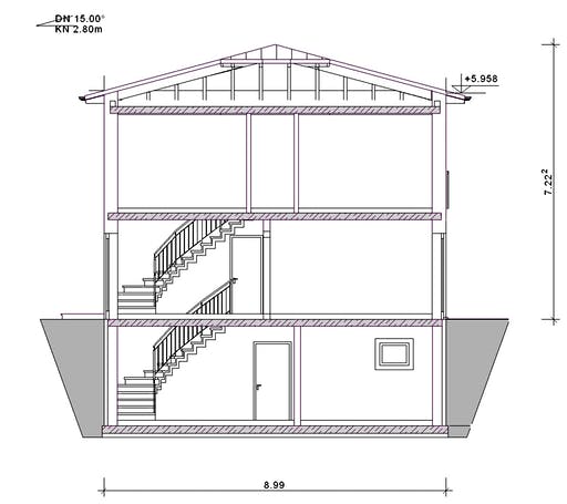 Fertighaus Haus 121 - Var. 001 von Langstein Immobilien Ausbauhaus ab 169223€, Stadtvilla Grundriss 3