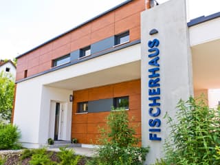 Fertighaus LaStructura Cubus - Passivhaus von FischerHaus Ausbauhaus ab 177830€, Cubushaus Außenansicht 2