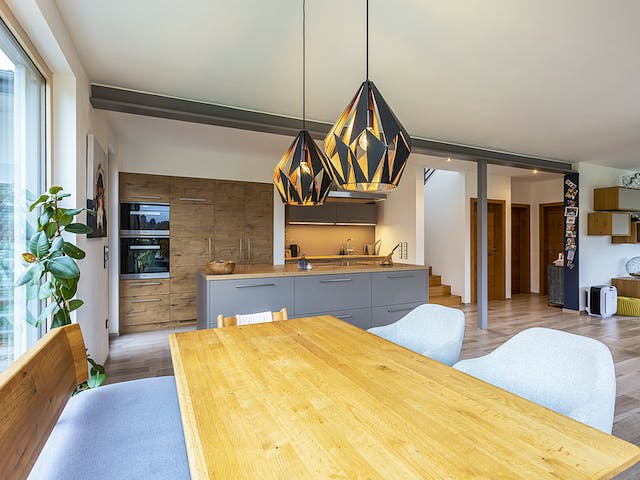 Fertighaus Haus Martin von Leitsch Haus, Pultdachhaus Innenansicht 3
