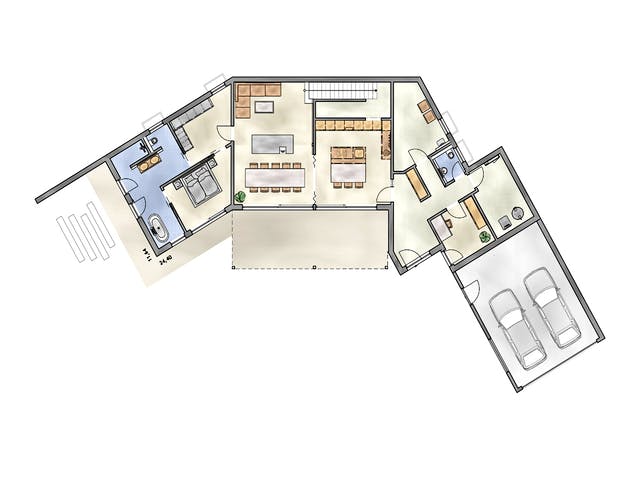 Fertighaus Haus Michael von Leitsch Haus, Satteldach-Klassiker Grundriss 1