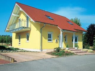 Fertighaus Lemberg von Keitel-Haus, Satteldach-Klassiker Außenansicht 1