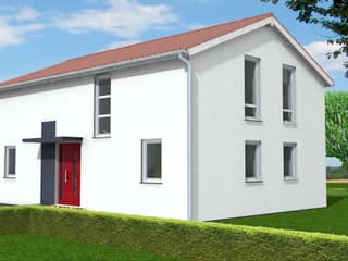 Fertighaus Lena 130 von Klaus Kowalski Immobilien Schlüsselfertig ab 166398€, Satteldach-Klassiker Außenansicht 3