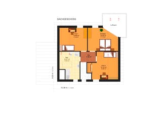 Fertighaus Leon 168 von Klaus Kowalski Immobilien, Satteldach-Klassiker Grundriss 1