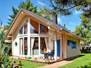 Blockhaus Adria von LéonWood® Holz-Blockhaus Bausatzhaus ab 127934€, Blockhaus Außenansicht 3