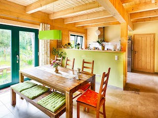 Blockhaus Alpina One von LéonWood® Holz-Blockhaus Bausatzhaus ab 134566€, Blockhaus Innenansicht 3