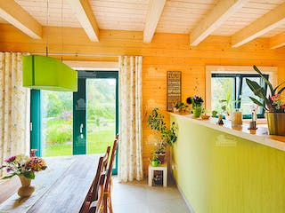 Blockhaus Alpina One von LéonWood® Holz-Blockhaus Bausatzhaus ab 134566€, Blockhaus Innenansicht 4