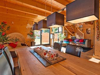 Blockhaus Ancona von LéonWood® Holz-Blockhaus Bausatzhaus ab 176659€, Blockhaus Innenansicht 3